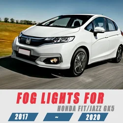 For Honda FIT JAZZ 2017 2018 2019 2020 Front Fog Lights Car Styling Spot Light Fog Lamps With Switch - 1 Pair