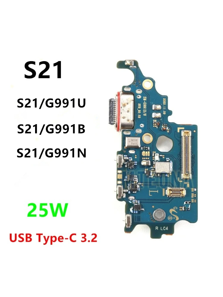 usb-タイプ-c-充電器ドックコネクタボード-25-ワット高速充電ポートフレックスケーブルサムスンギャラクシー-s21-5g-sm-g991b-g991u-g991n