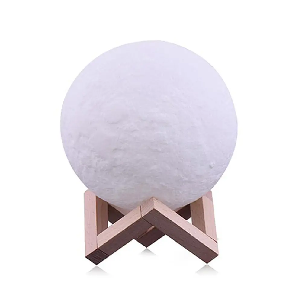Accessories Home Decoration Desktop Ornament Moon Lamp Base Glass Sphere Bracket Wood Display Stand Crystal Ball Holder