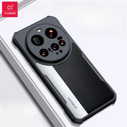 Xundd Case For Xiaomi 15 Ultra Airbags Shockproof PC + TPU Frame Transparent Back Cover for Mi 15 Ultra Shell Funda