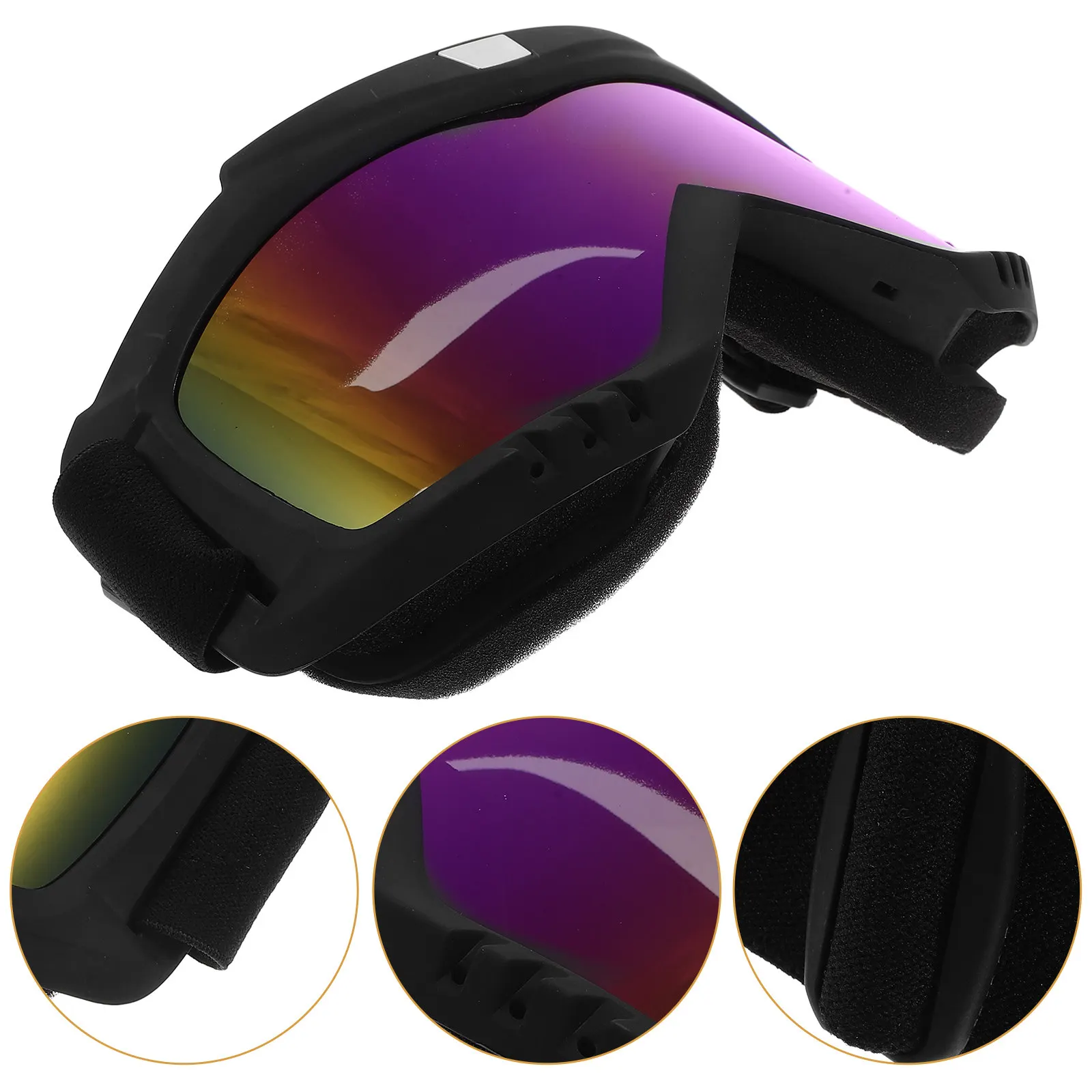 

2Pairs Windproof Goggles Motorcycle Cycling Glasses Outdoor Riding Protective Eyewear Dustproof Uv Resistant Sports Goggles