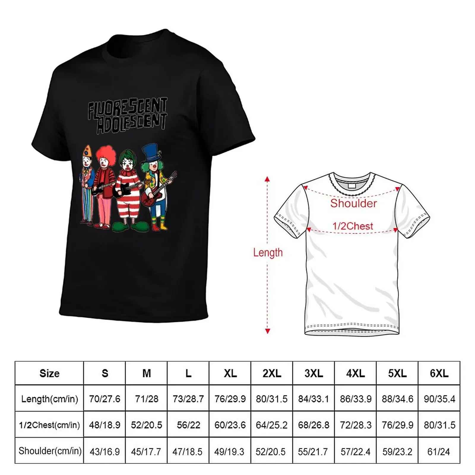 Clowns - Fluorescent Adolescent - Arctic Monkeys Essential . T-Shirt tees shirts graphic mens graphic t-shirts anime