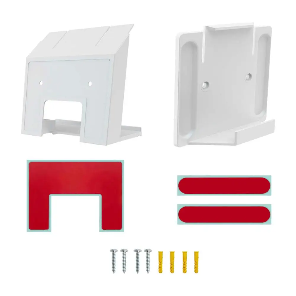  for StarLink Gen3/V3 Router Power Bracket Kit Self-Adhesive Punching Free Wall Mount ABS Storage Holder for StarLink 