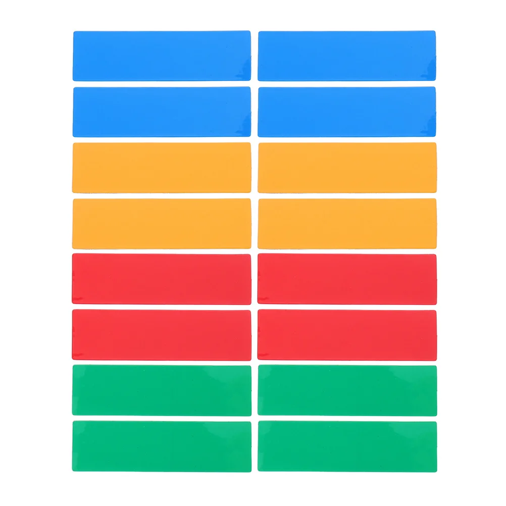 

60Pcs Bright Color Magnetic Labels Dry Erase Magnetic Name Tags Reusable Write on Stickers for Office Warehouse