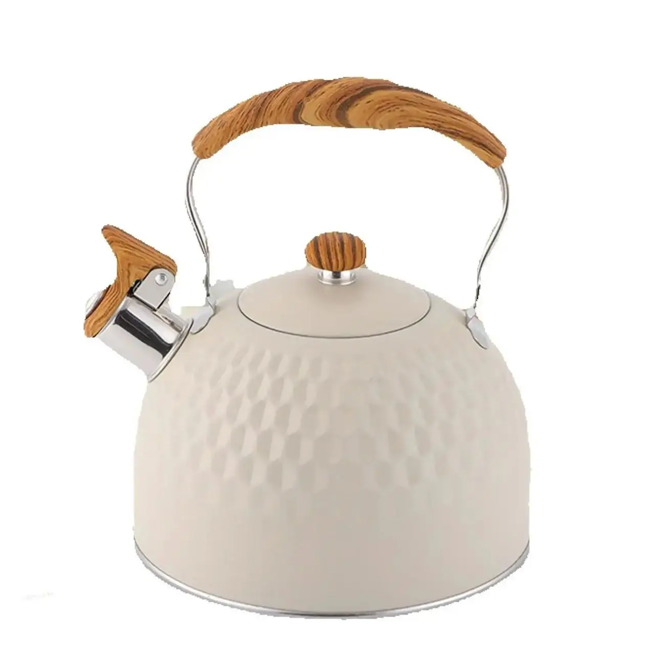 

2.5L Tea Kettles Whistling Induction Tea Kettle for Stove Stainless Steel Pot Hot Water Boiler Teapot for Home Kitchen Travel