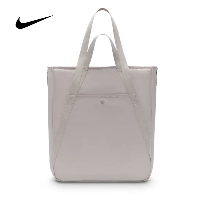 Nike Unisex Sports Shoulder Bag Travel Tote Bag Handbag Casual Bag Spacious Multi Pocket Daily Use Outdoor Bag DR7217 009