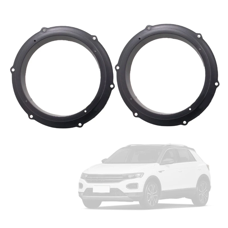 2pcs Car Speaker Mount Spacer Mat Rings  Bracket Holder Dashboard Adapter Drop Shipping