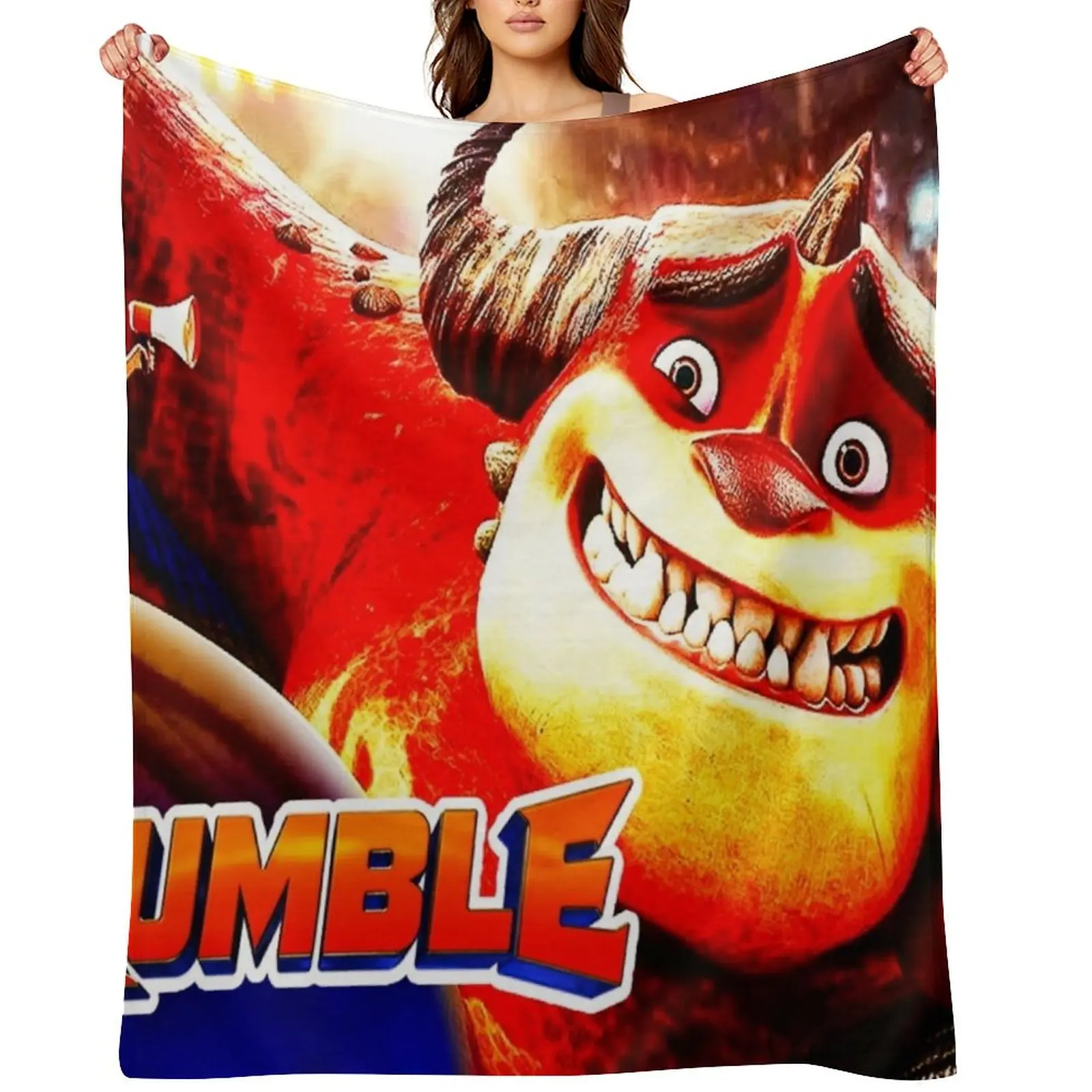 

Rumble Funny Gift For Fans rumble movie Throw Blanket heavy to sleep Blankets For Baby Furrys Travel Blankets