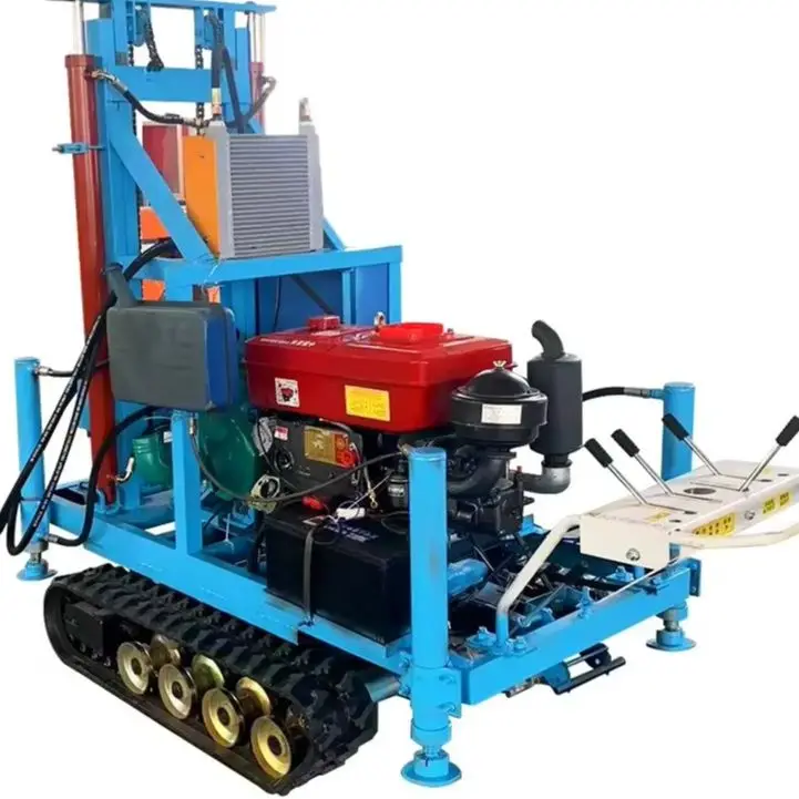

Customized Premium Quality Water Well Drilling Rig Hydraulic Mobile 22-35HP Drilling