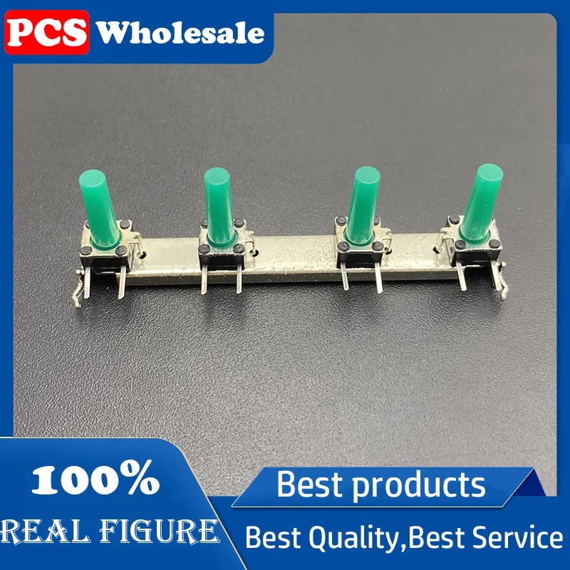 

A row of four 6*6*15mm touch keys micro switch display TV panel button switch