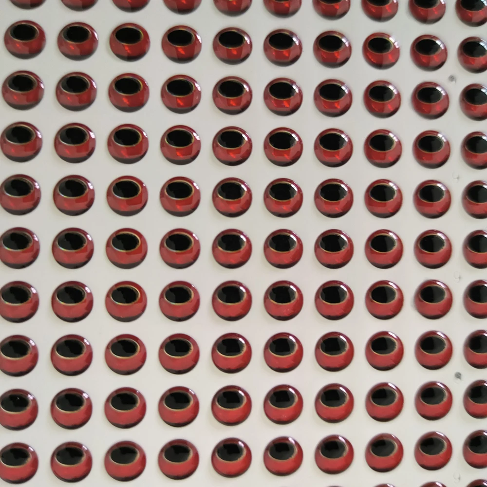 3mm 4mm 5mm 6mm 7mm 8mm 9mm 10mm 12mm Ovale Pupillenförmige Rote 3D Weiche Holographische Angelköder-Augen Augenbrauen Fliegenbinden Jigs Bastelbedarf – Detail 1