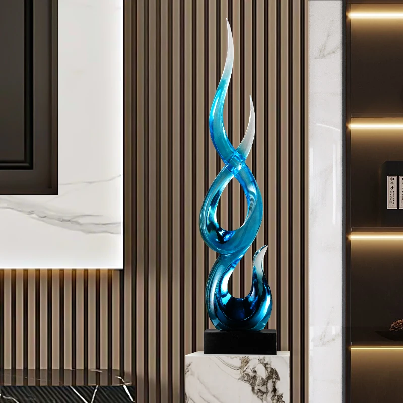 Luxury Abstract High Rise Decor,Home Living Room,Entrance Foyer,Tabletop Decorations,Transparent Ornament,Sculpture Customized