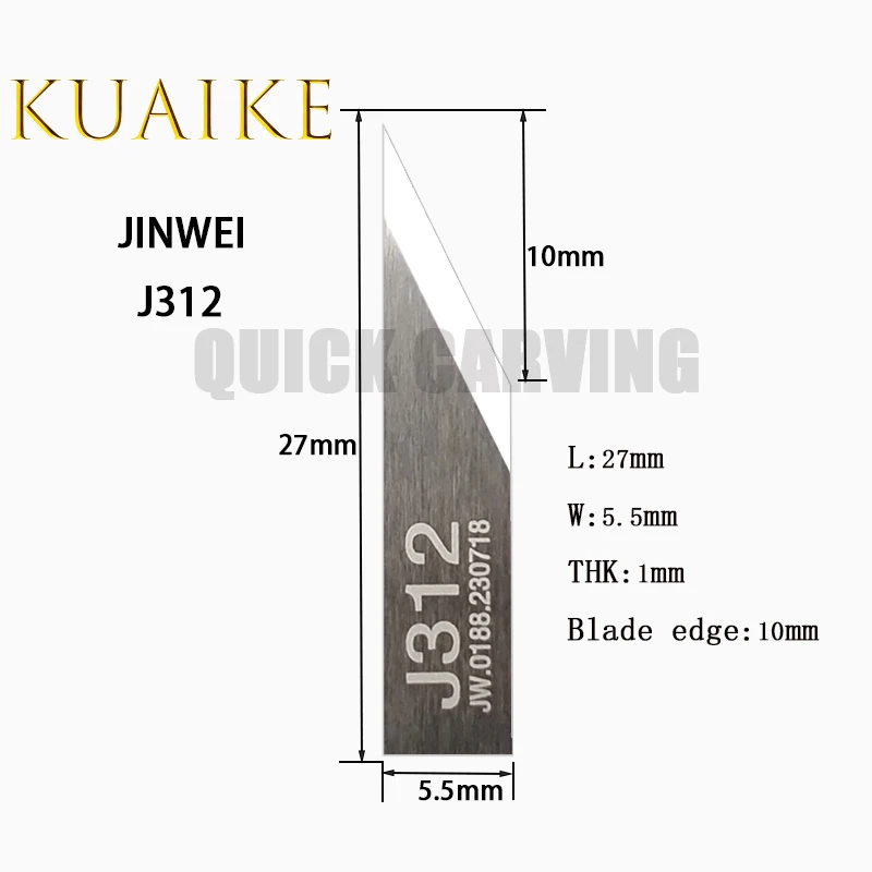 Imagem -03 - Jwei-lâmina Oscilante de Faca Vibratória Corte Cnc Jwei J310 J3111 J311-1-s J312 J314 J315 J316 J317 10 Pcs