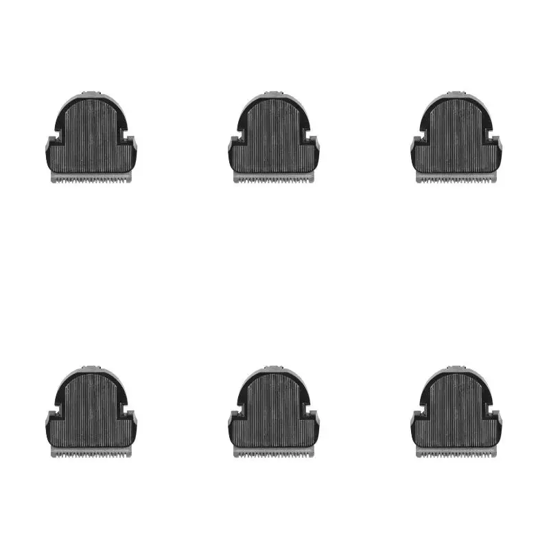 6Pack X(Hair Trimmer Cutter Barber Head Suitable for QC5130 QC5115 QC5120 QC5125 5135 Black