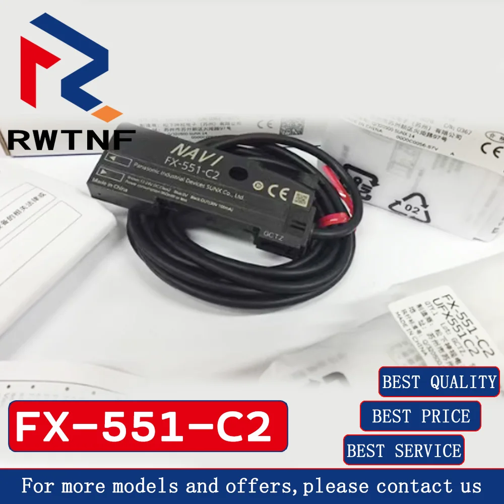 デジタルファイバーアンプセンサー,新品,純正,FX-551-C2, 100% オリジナル,倉庫在庫あり