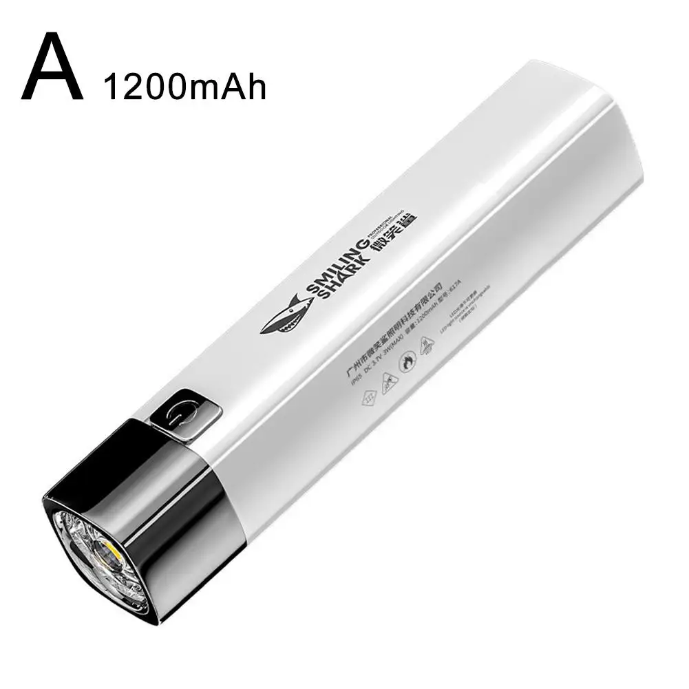 Smiling Shark Strong Light Flashlight 600/1200mAh G3 Tactical LED Flashlight Torch Light For Daily Use Outdoor Hiking