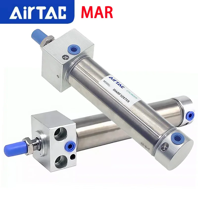 

AirTAC MAR Mini Square Front Cover Pneumatic Cylinder MARF Front Mounting MARU Up Mounting 20/25/32/40/50/63-20/30/50/100/300-S