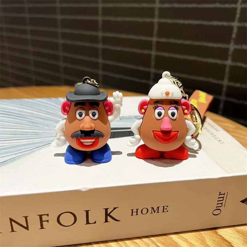 

Мультяшный аниме-брелок «История игрушек»: Брелок-подвеска «Мистер Картофельголовый» для сумки, кавайный косплей-аксессуар, брелок для ключей от машины, игрушки, подарки на день рождения для детей