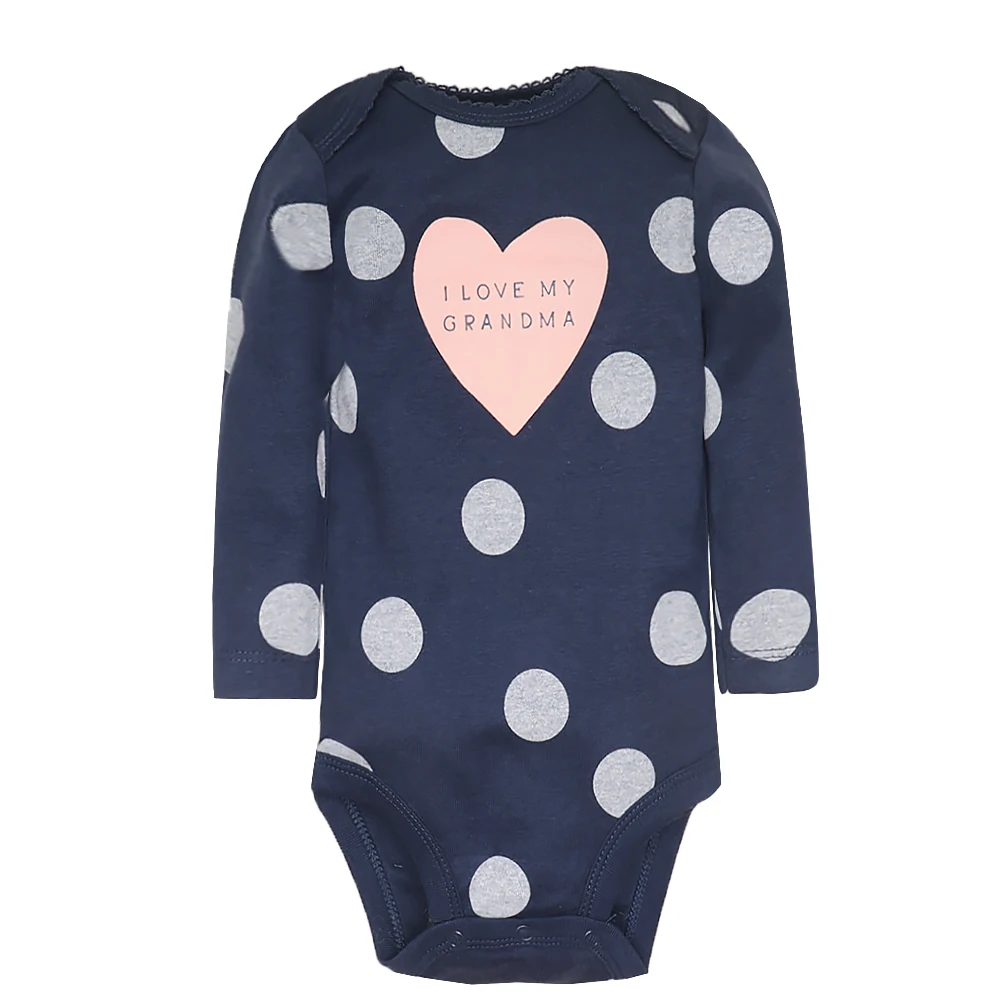 Baby Girl Clothes 5Pcs/Lot Body Suit 2023 Spring Summer Toddler Boys Romper Cartoon Newborn Outfits Infant Clothes Set Cotton