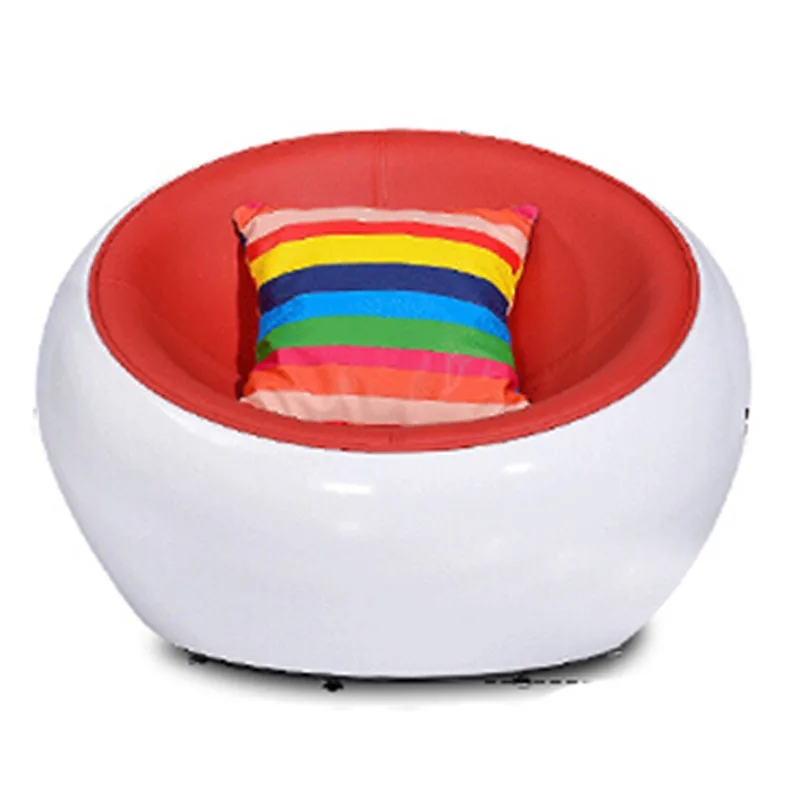 

Fiberglass hemisphere sofa chair, moon half-curved floor hemisphere leisure bar rotating stool chair