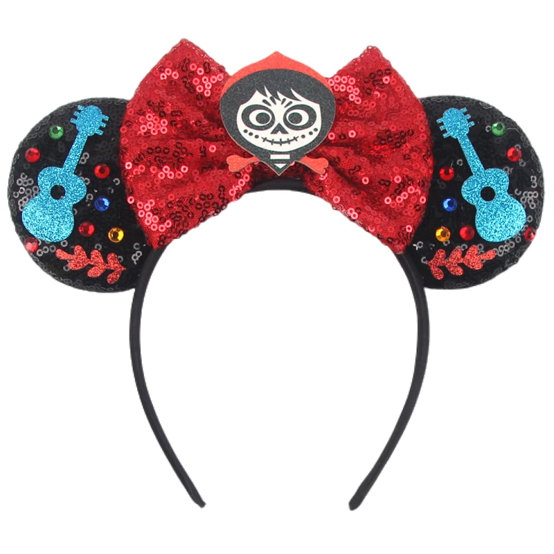 Neue Halloween-Ohren Haarreif für Frauen Festival Mickey Mouse Haarband Kinder Party Schurken Cosplay DIY Haaraccessoires