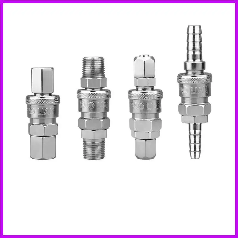 R9CC Quick Releases Connector Universal Leak Prevention Pneumatic Gas Hose Nozzle