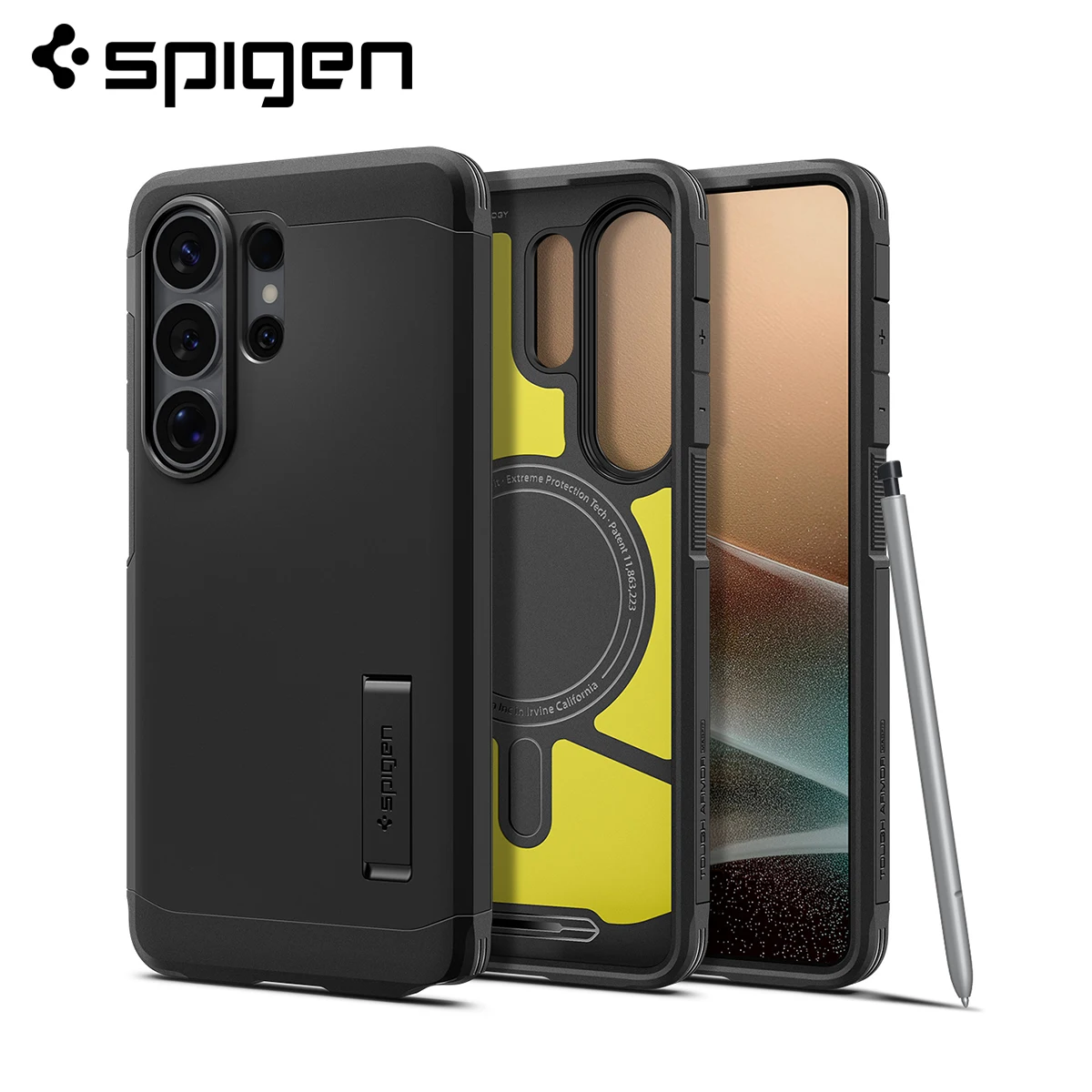 Capa Spigen Tough Armor MagFit para Samsung Galaxy S26 Ultra / S26 Plus / S26 – Capa Protetora com Suporte de Camada Dupla