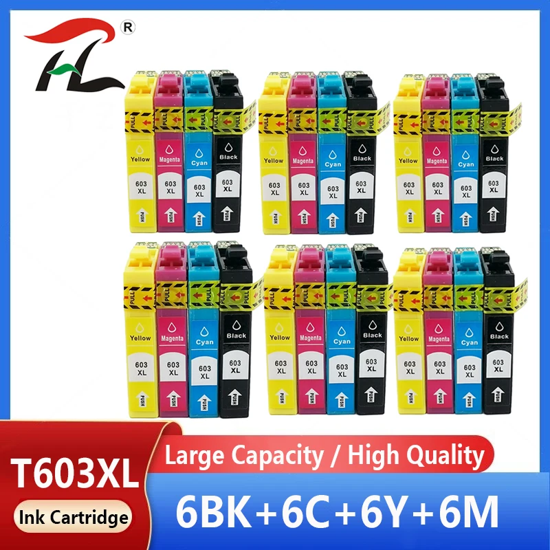 603 XL Compatible for Epson 603XL E603 T603 for XP-2100 XP-3100 WF-2810 XP-3105 XP-4100 XP-4105 WF-2830 XP-2105 Printer