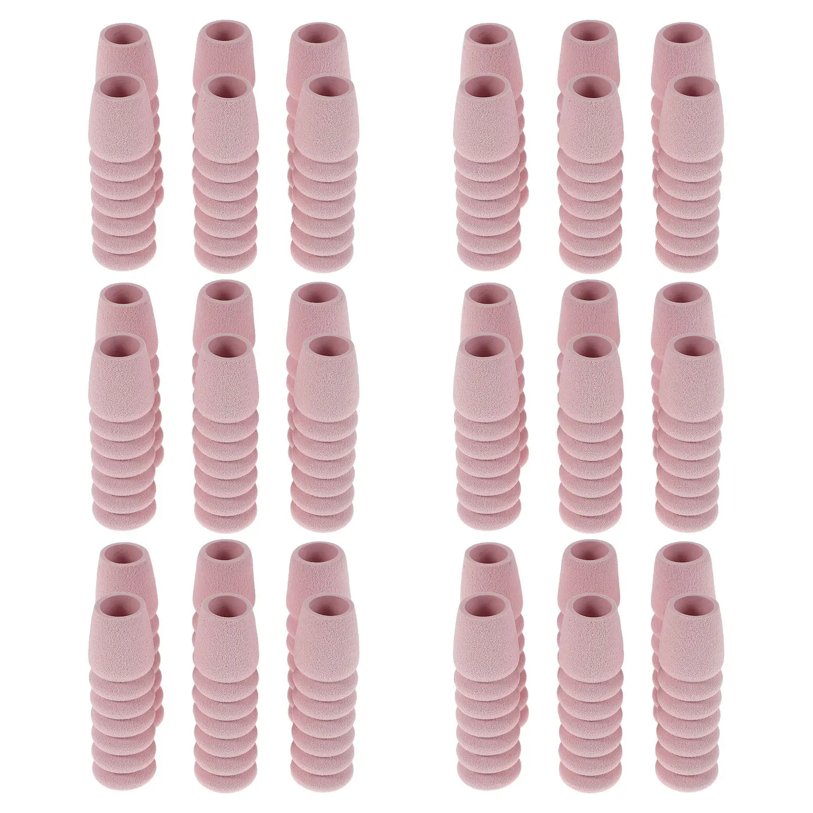 

60Pcs Manicure Tool Sleeve Non-Slip Sponge Handle Cover Sweat Absorbing Protective Cuticle Nipper Covers for Home Salon Nail