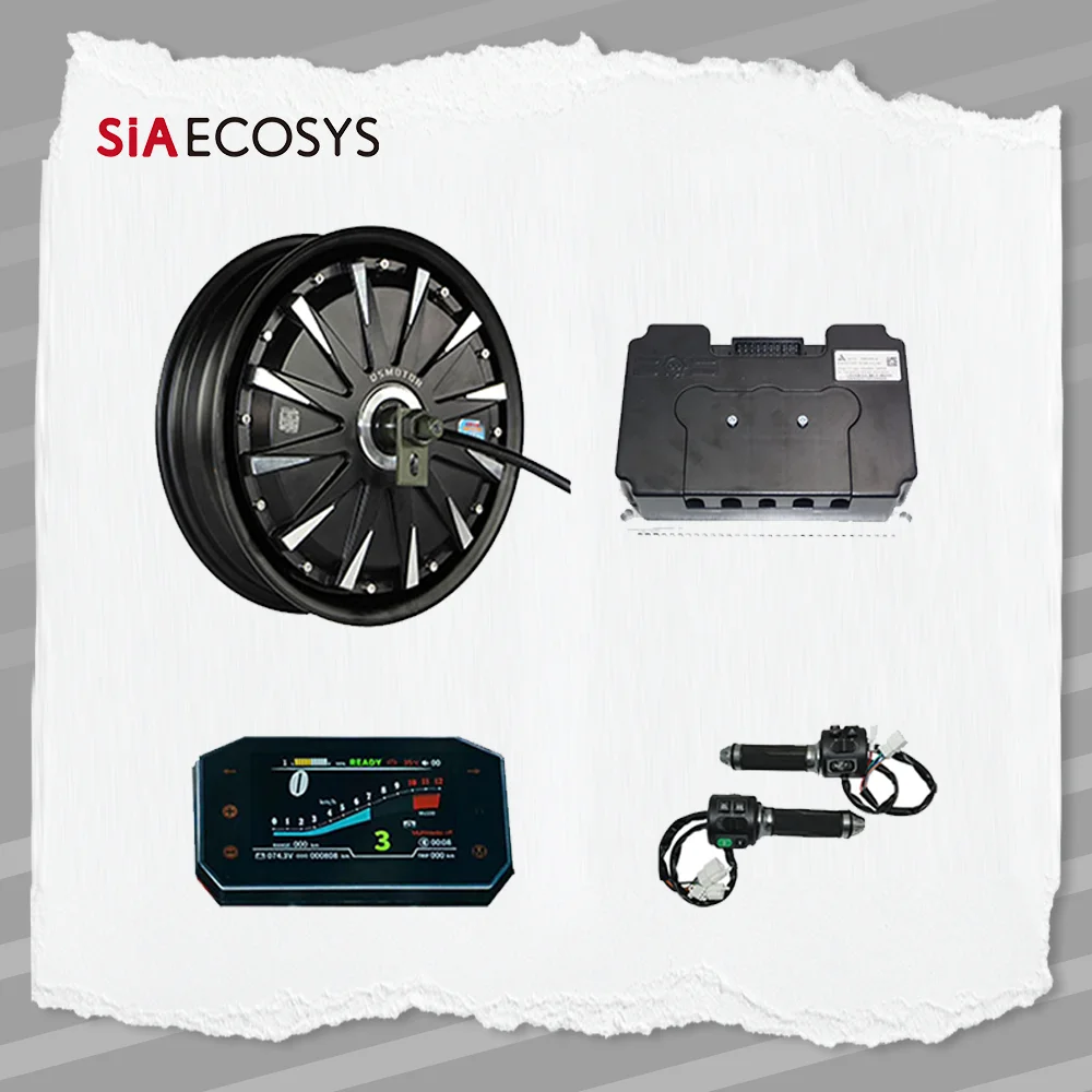 

3000W QS254 12X3.5inch 40H V1.3 Hub Motor Conversion Kit Rated 48V with Fardriver ND72450 Controller for Electric Scooter