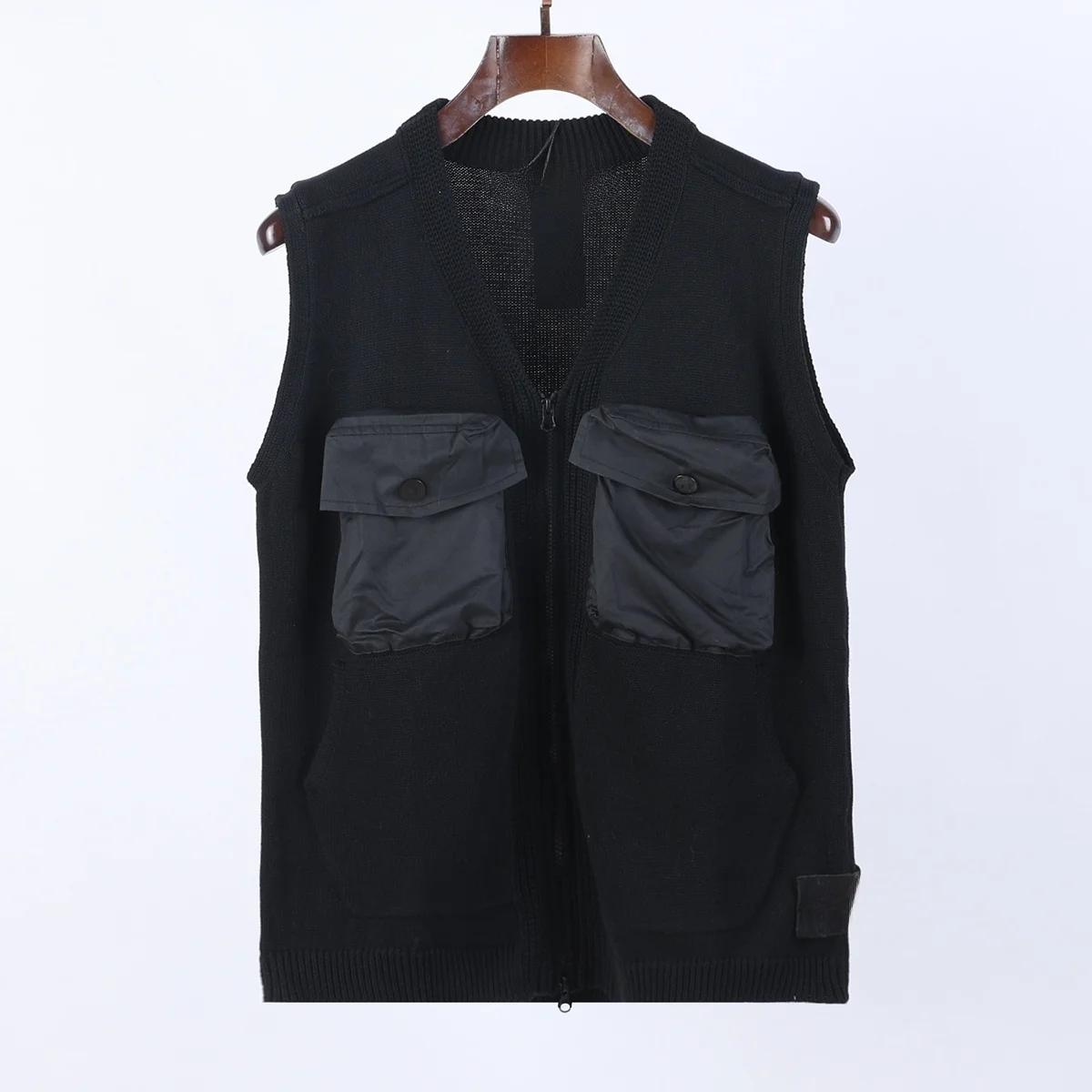 

24FW Standard Fit V-Neck Vest 4983 Youthful Vitality Style Daily Wear Autumn Collection No Brand Label