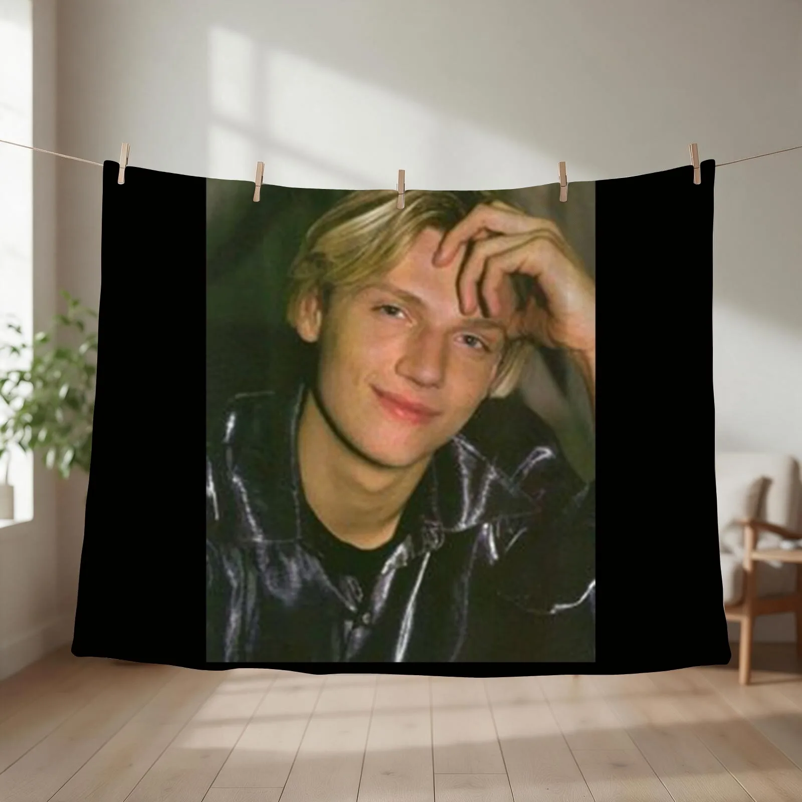 New Nick Carter - Poster Throw Blanket couch cozy soft plush fuzzy picnic outdoor blanket