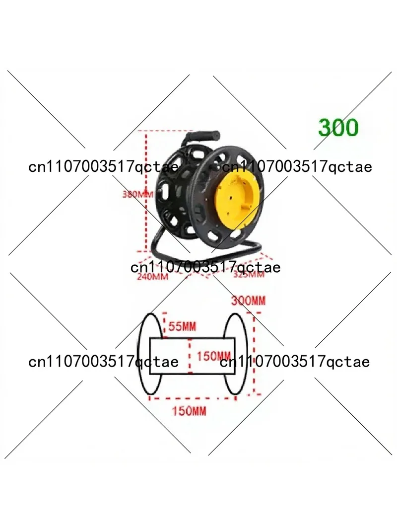 Fiber Optic Cable Tray Empty Reel Mobile Cable Management Disk for Efficient Wire Organization