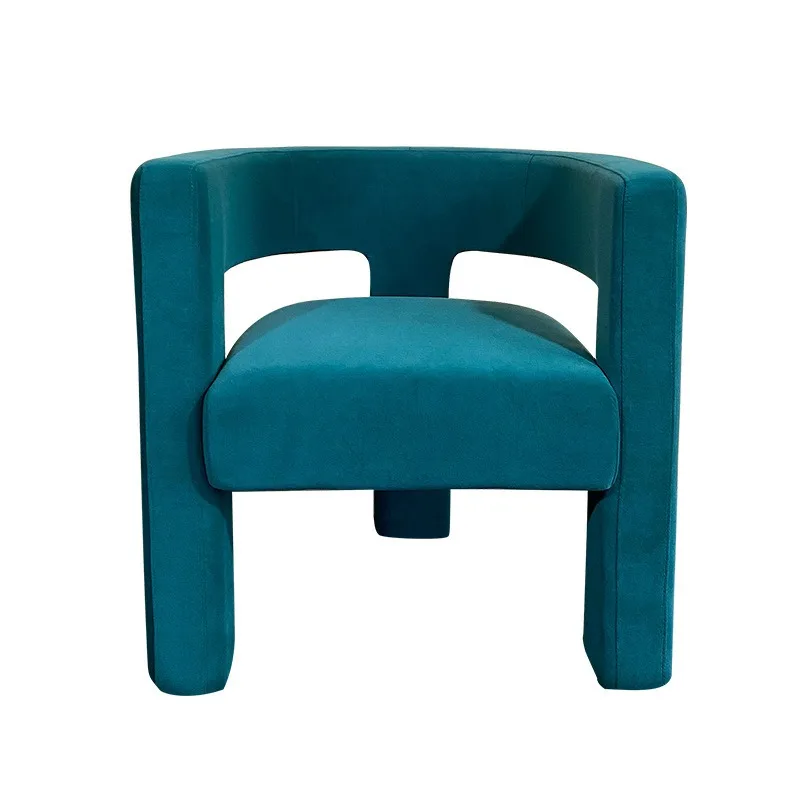 

Sofa chair, home creative leisure armchair living room, solid wood chair backrest