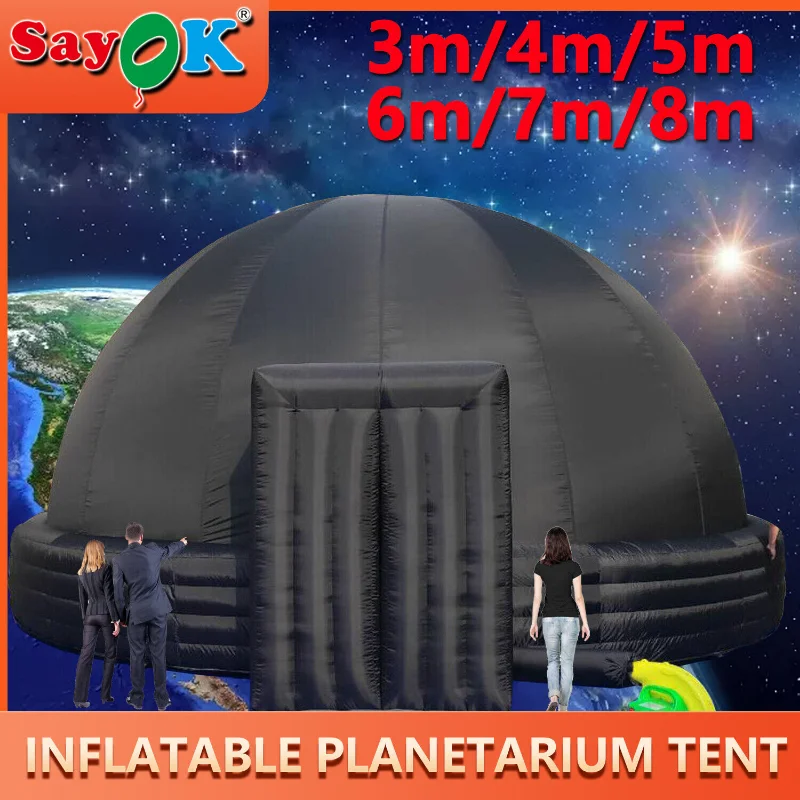 

SAYOK Inflatable Planetarium Dome Tent Giant Inflatable Planetarium Projection Dome with Air Blower for Kids School Teaching