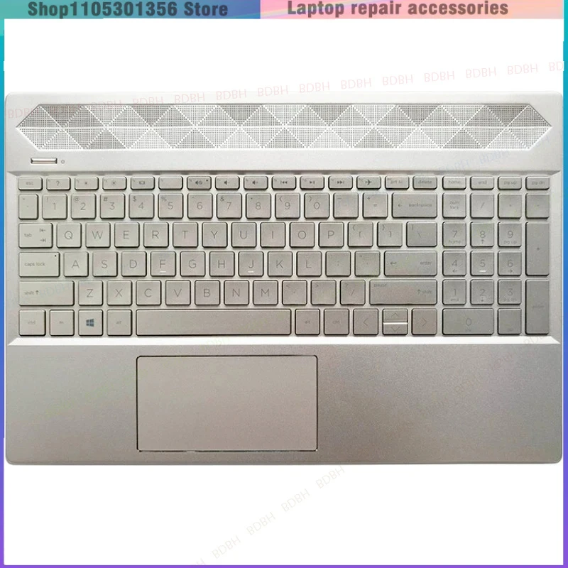 NEW US Keyboard For Pavilion 15-CS 15-CW TPN-Q208 TPN-Q210 Laptop Palmrest Upper Case Cover with Backlit Keyboard Replacement