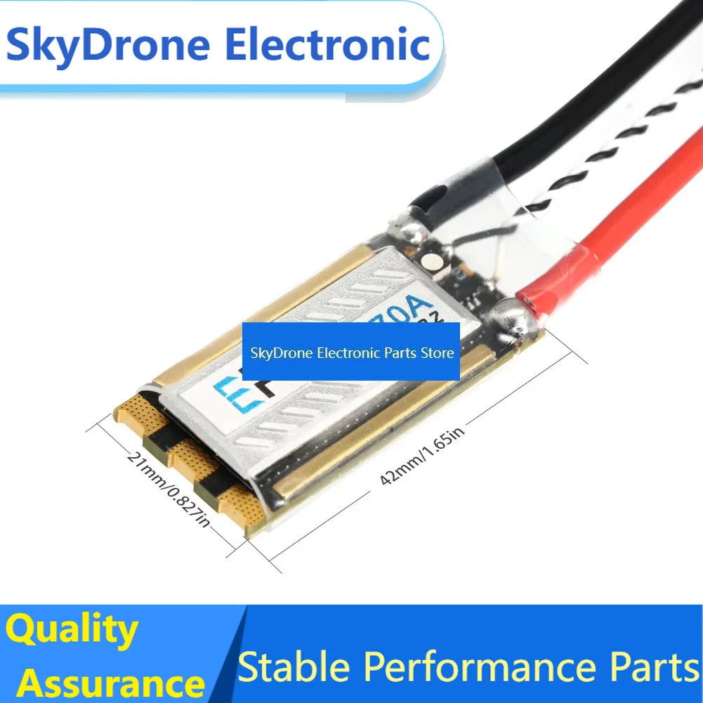 SkyDElBLHeli_32 Aria 70A 32 Bit Single Brushless ESC 3-6S Current Meter Sensor For RC Airplane FPV DIY RC Parts
