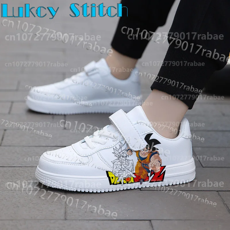 Hot Selling Dragon Ball Printing Shoes 7-18 Year Old Boys Girls Fashion Soft Sports Shoes Goku Graffiti Kids Shoes Size 28-40 view 3