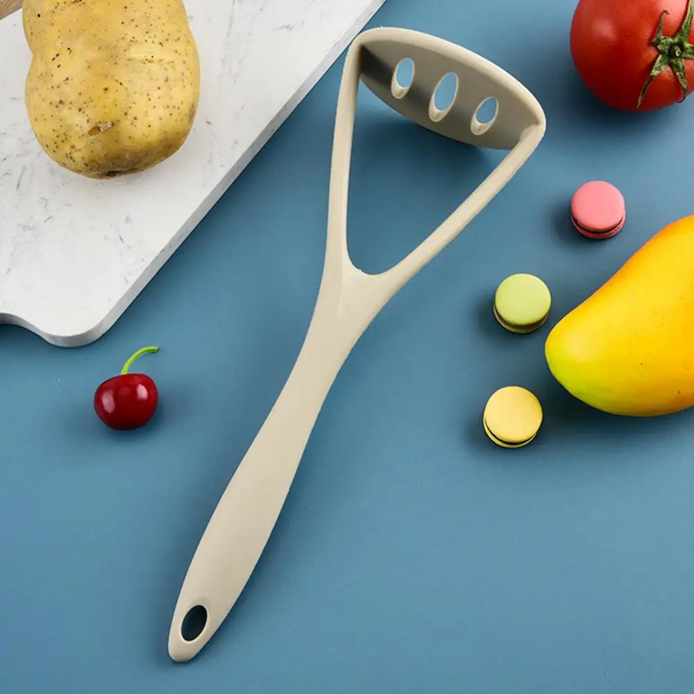 Ergonomic Handle Potato Masher Silicone Mashed Potatoes Masher Colorful Silicone Potato Masher for Avocado Pumpkin for Mashed