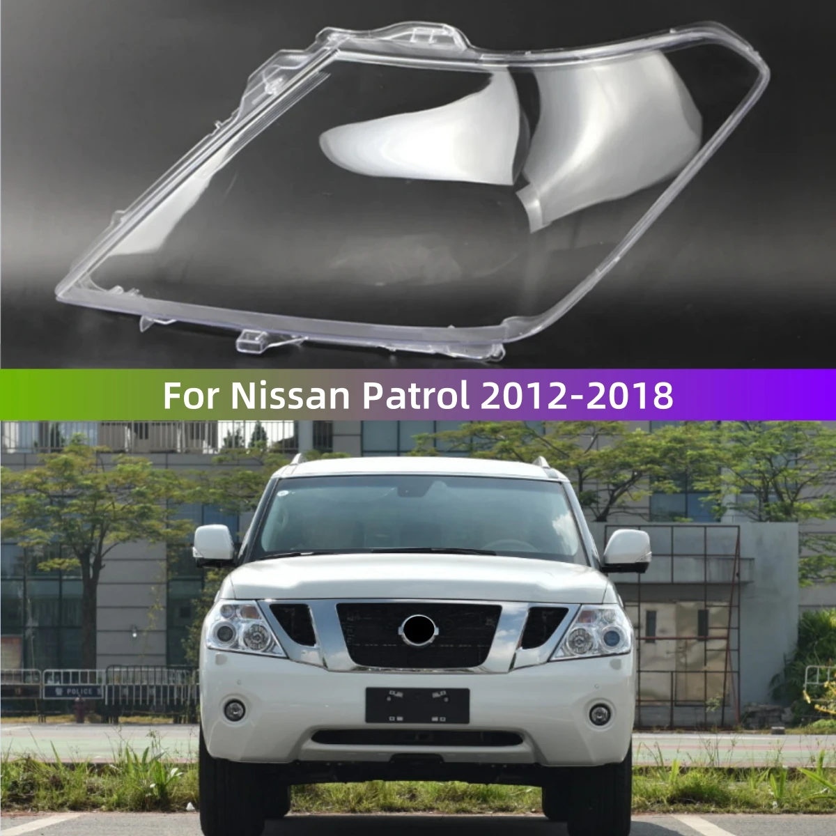 

For Nissan Patrol 2012 2013 2014 2015 2016 2017 2018 Accessories For Vehicles Lights Cover Replace The Original Lens