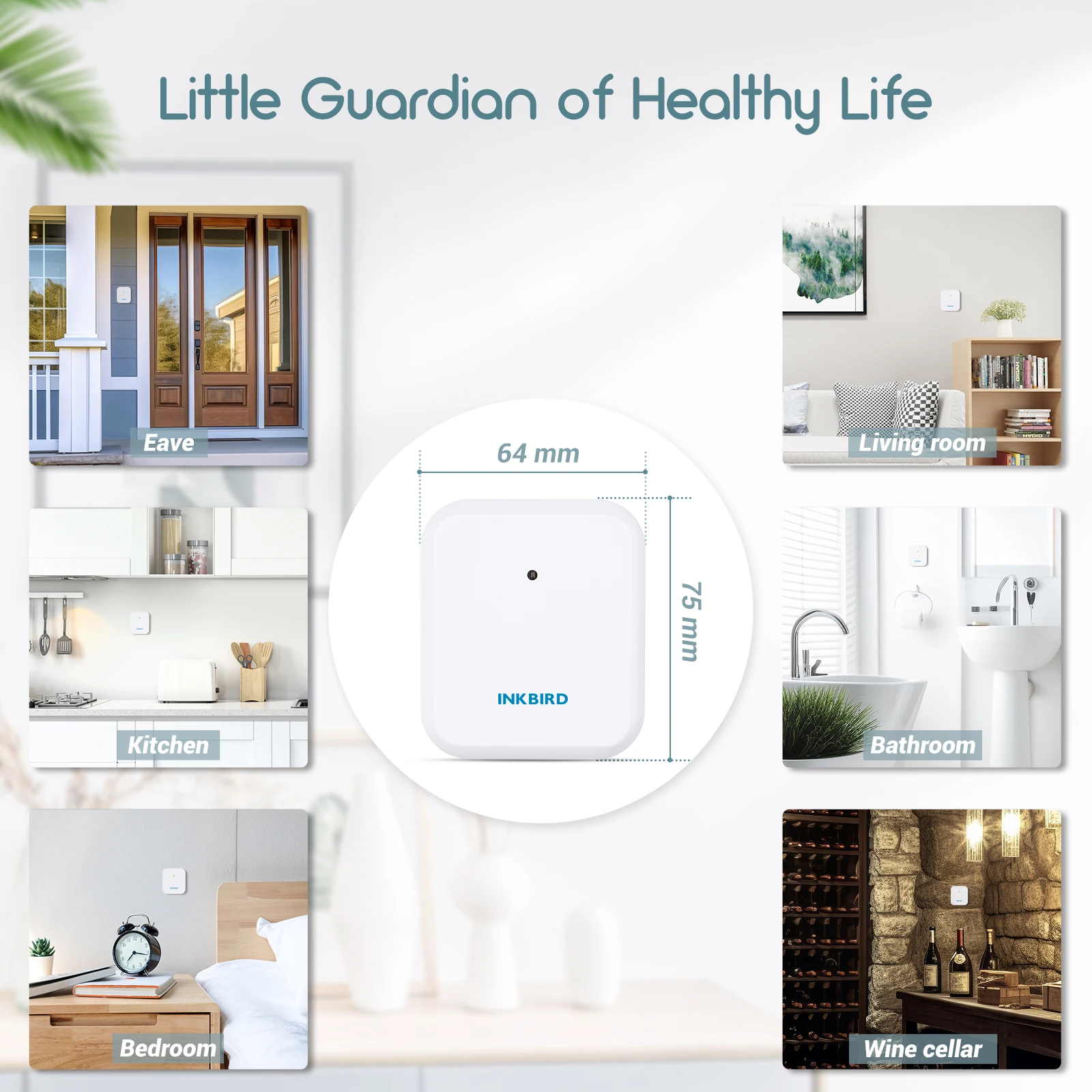 INKBIRD Wireless Temperature Humidity Sensor with Wifi Gateway APP Remote Control Thermometers and Hygrometers Monitor