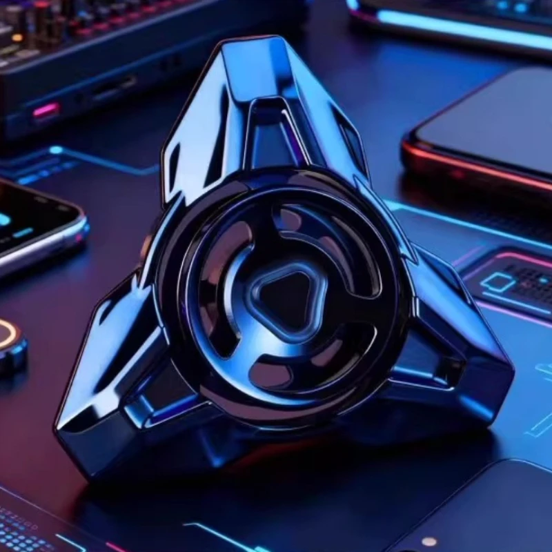 

Hilltop Toys EDC Zirconium Alloy Tri-Spinner Fidget Spinner - Механическая металлическая игрушка для снятия стресса с плавным вращением и быстрым вращением