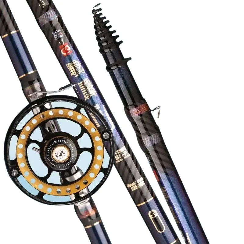

Ультралегкий сверхжесткий набор для рыбалки: многофункциональное удилище из высокоуглеродистого волокна 4.5-10 м с возможностью многопозиционного использования и катушка для ручной ловли на течении