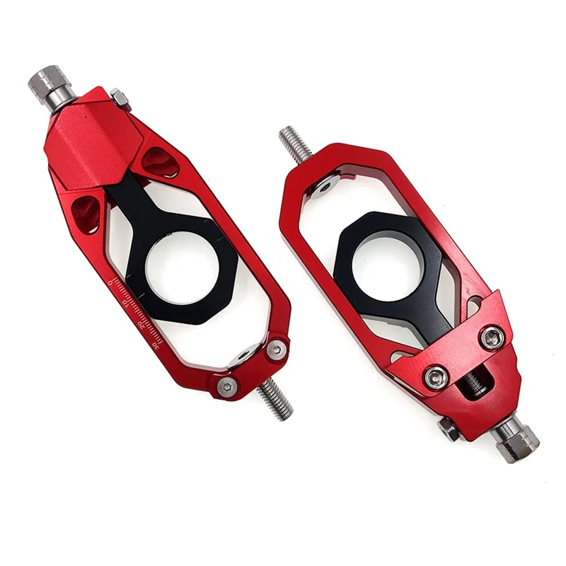 

Motorcycle Chain Adjuster Sliders For TMAX 530 TMAX 560 Motorcycle Accessories Red-ABQA
