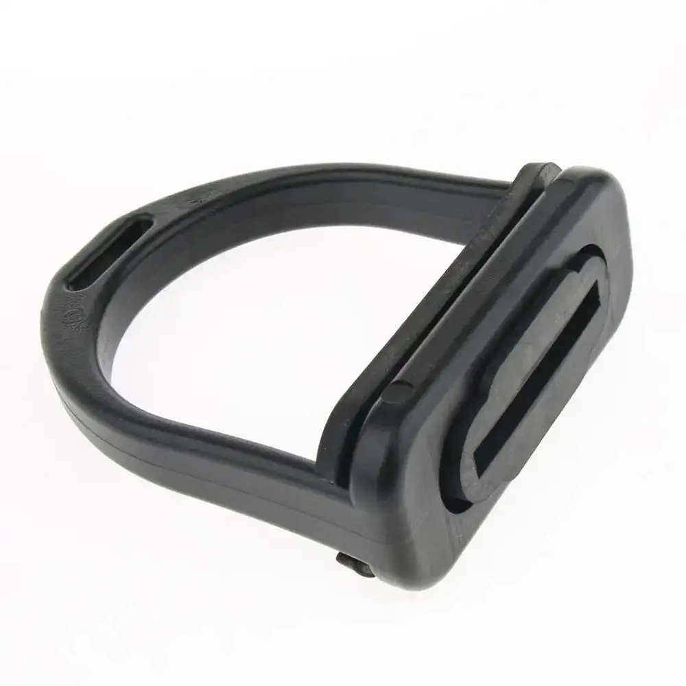 1Pair POM Western Horse Stirrups Black High Strength Nonslip Saddle S/L Engineering Plastics Equestrian Equipment
