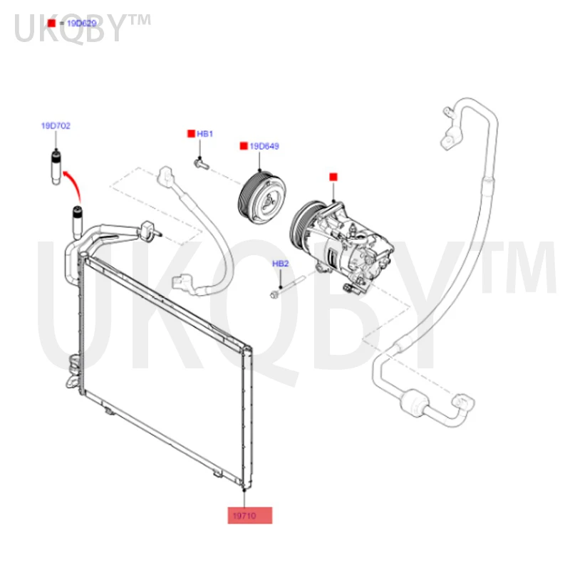 Yi bo. Ca rn iv al 13/1.0T large hole heat dissipation network C1B119710AC