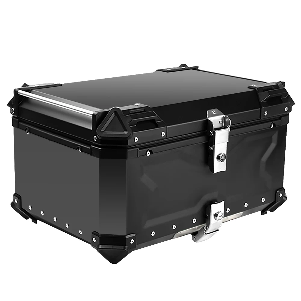 

100l Motorcycle Waterproof Carrier Box Alu Plastic Aluminum Wholesale Quick Release Motorcycle Top Case