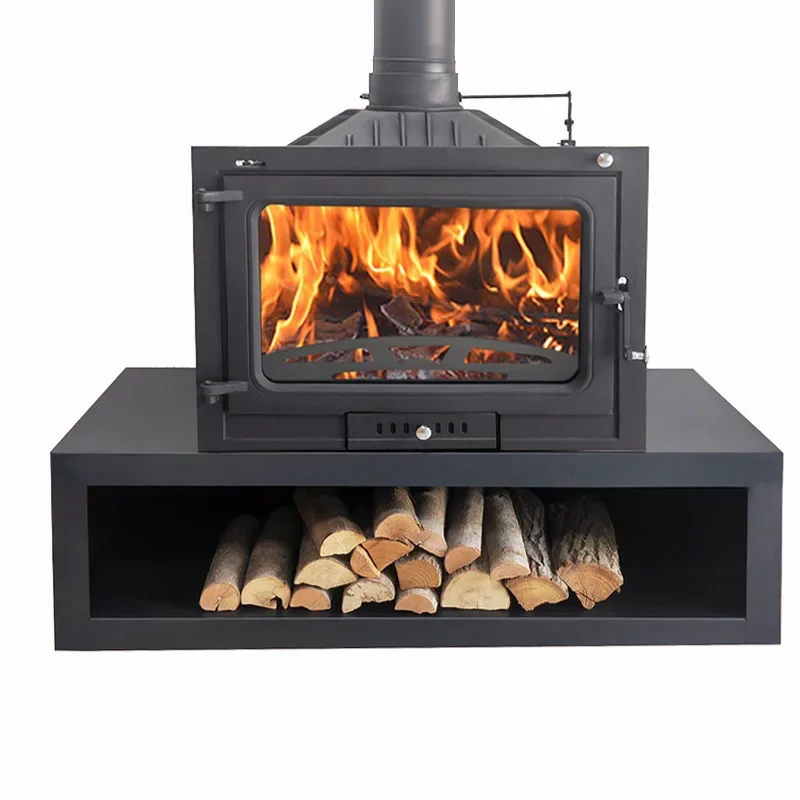 

YYHC-cheap cast iron wood burning stoves 20kw indoor fireplace modern style cast iron fireplace