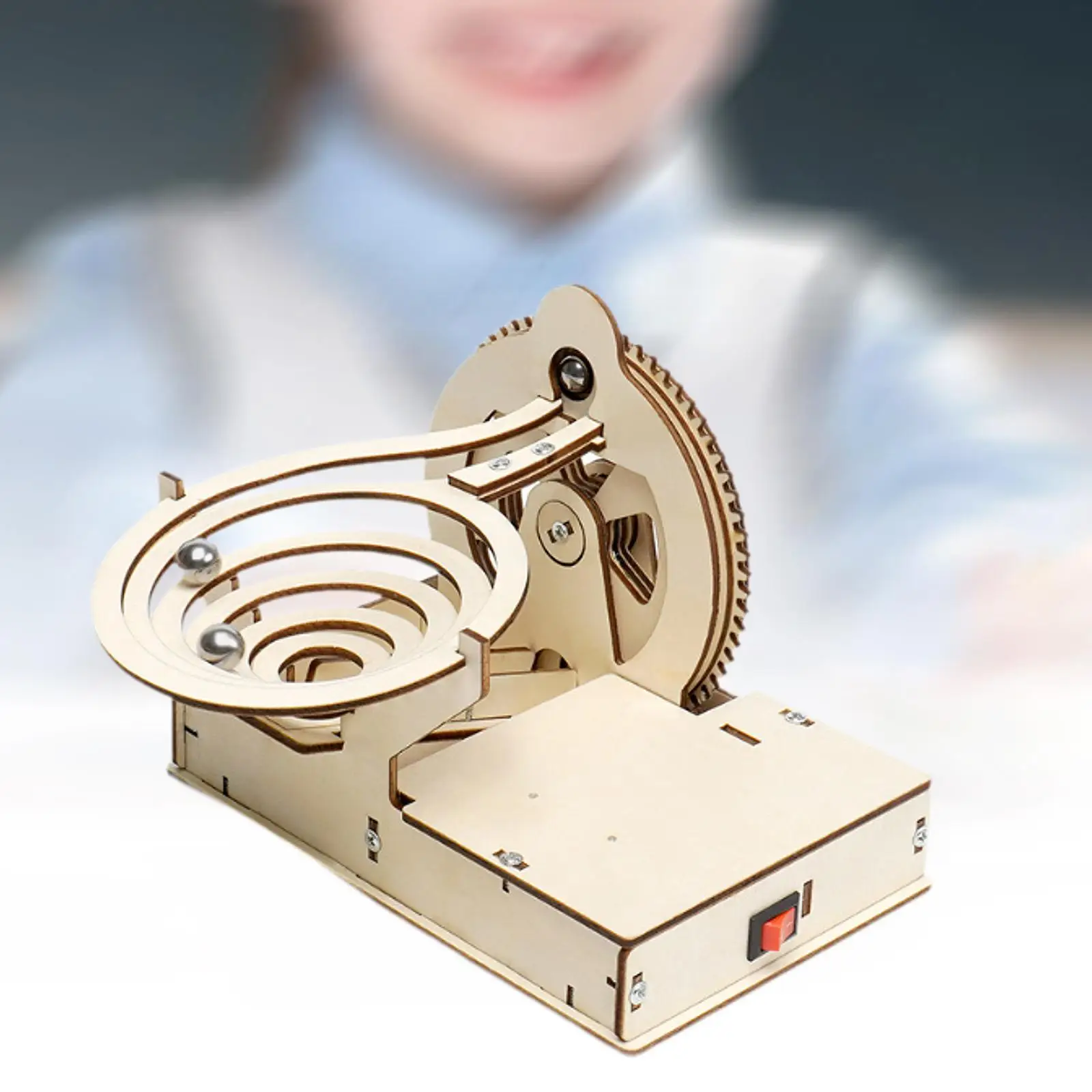 

Wooden Marble Run 3D Puzzle Teaching Materials for Adults And Kids Teens