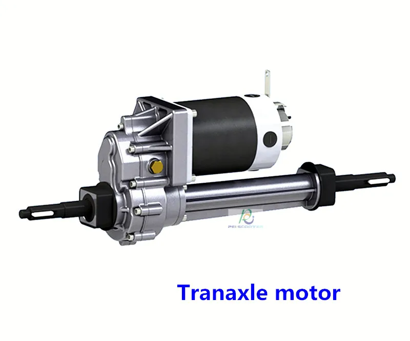 1200w brushed geared mobility scooter transaxle motor strong power with electromagnetic brake Differential motor PPSM168L